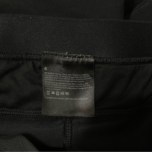 Lululemon High Rise Base Layer Tight Black Jersey Size 6 Running Hiking Travel - Picture 7 of 9